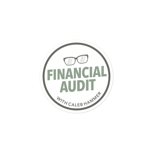 Financial Audit Logo Sticker