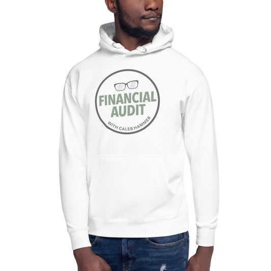 Financial Audit Big Logo Hoodie (White)